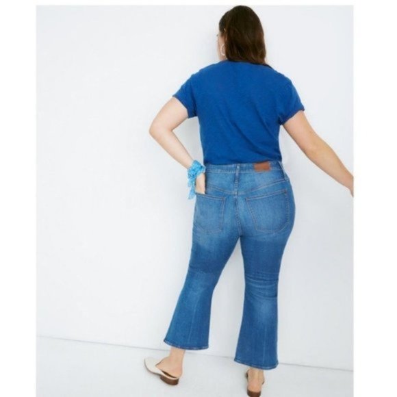 Madewell Curvy Cali Demi-Boot Jeans Size 22 - Picture 3 of 16
